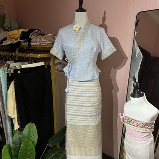 Yunnan xishuangbanna dai ropa mujer jacquard viaje falda larga mono tradicional dai falda traje diario