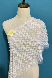 西双版纳旅拍摄影写真拍照傣族服装女披肩钉珠披纱泰国服饰小坎肩