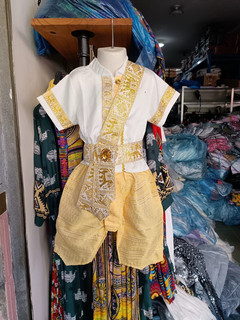 西双版纳夏季傣族男童套装泰式葫芦丝表演泼水节民族服饰旅游六一