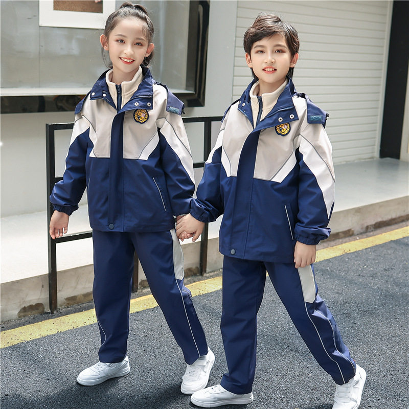 Primary school uniform Spring and Autumn Set of First-Year Children's Class Shop for Fall and Winter Three Kindergarten Costumes