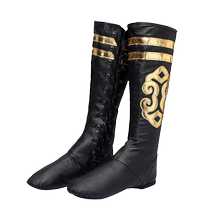 Long-tubed Mongolian dance boots Mongolian riding boots Tibetan male and female sailors dance performance shoe covers Xinjiang Uighur shoes