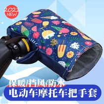 Electric car handlebar set summer sun protection winter warm hand guard battery motorcycle gloves waterproof cold-proof wind-proof thick cotton