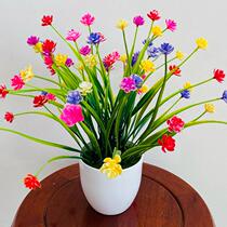 New small potted plants Milan full of stars Plastic flowers fake flowers Flowers Suit Bonsai Decoration Living-room Table Tea
