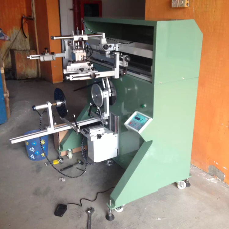 400 Flat screen version printing press curved screen printing press Screen printing press Round Screen Printing Machine Product Pattern Printing