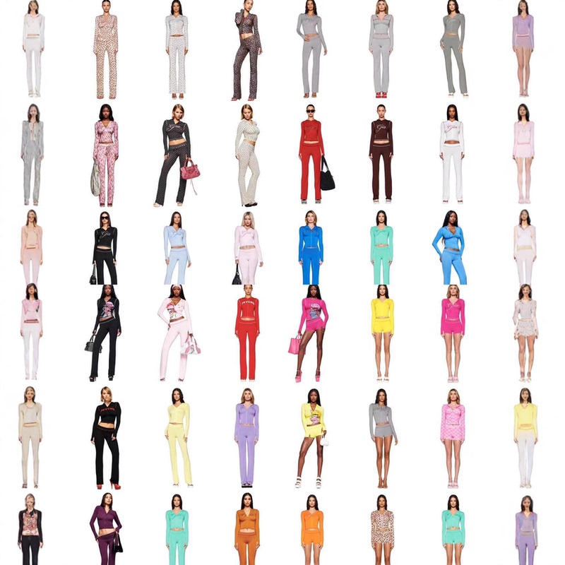 Iamgia Slim-Fit Letter Print Top with Visible Stitching Design, Slim-Fit Hooded Zip-Up Short Jacket and Pants Set