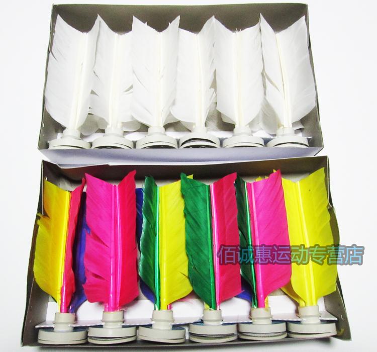 Taicang Ryukyu Jianfei Ủy ban thẻ của Hội đồng quản trị chỉ định trò chơi Bọ cạp Lông ngỗng tự nhiên cao su đáy 1 hộp 6 - Các môn thể thao cầu lông / Diabolo / dân gian cầu đá lông gà