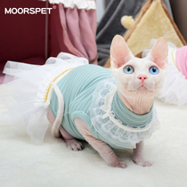 MOMO cat clothes Summer thin anti-hair loss cat princess dress cute kitten skirt hairless cat clothes