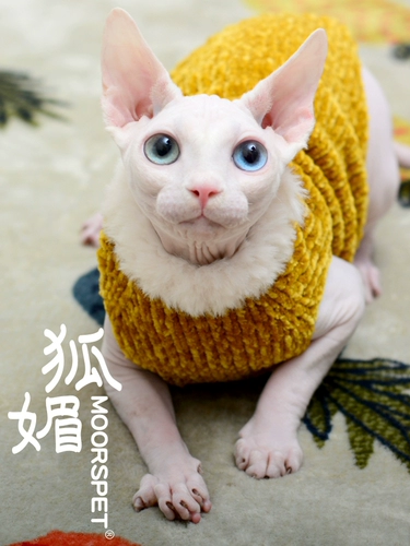 Момо -кошачья одежда ручной работы подражает норковой волосам теплый жилет