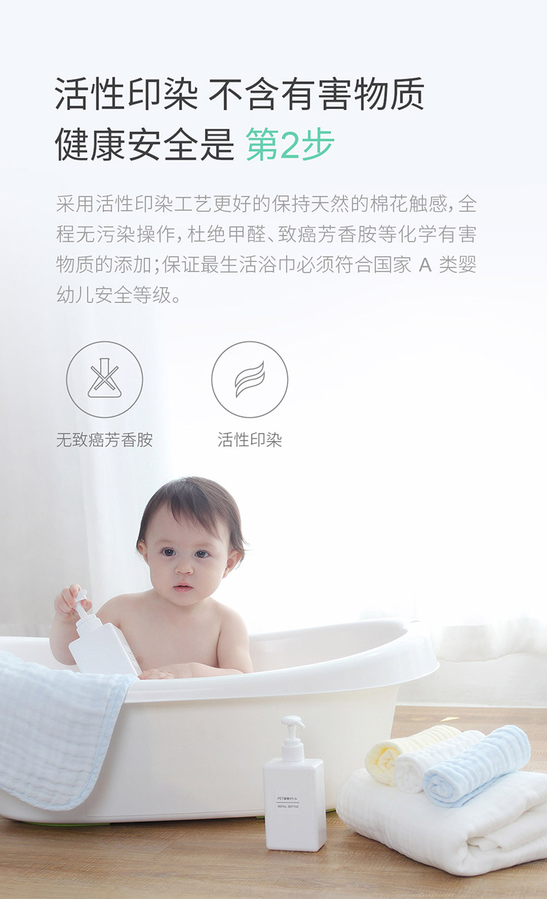 Millet nhất khăn tắm bé sống loạt mềm, thấm bông cotton Khăn nhà dành cho trẻ em tải lớn - Khăn tắm / áo choàng tắm khăn tắm cho trẻ sơ sinh