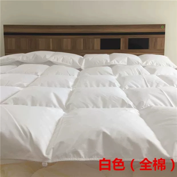 Duvet quilt bán thành phẩm chống khoan xuống đống chăn che mật độ cao đứng lót tự lót nhung lót vải cotton lõi - Quilt Covers