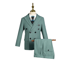 Boys suit suit new childrens dress British style handsome catwalk boy small suit piano performance suit trendy