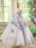 Yinmanqi Girls' Dress 2025 New Model Children's Fairy-Like Birthday Piano Performance Princess Dress Little Host High-End Feel