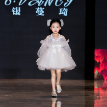 Childrens dress Princess dress 2021 New Girls year old girl baby high-end Flower Girl Wedding Girl Costume