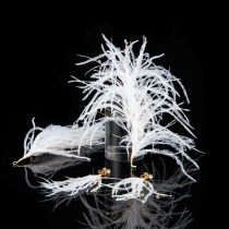 Silver Manqi childrens dress headgear accessories girls catwalk evening dress hair accessories white feather high-end hair card headgear