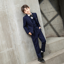  Boy suit suit Handsome small suit Formal childrens dress catwalk stage British boy piano performance suit