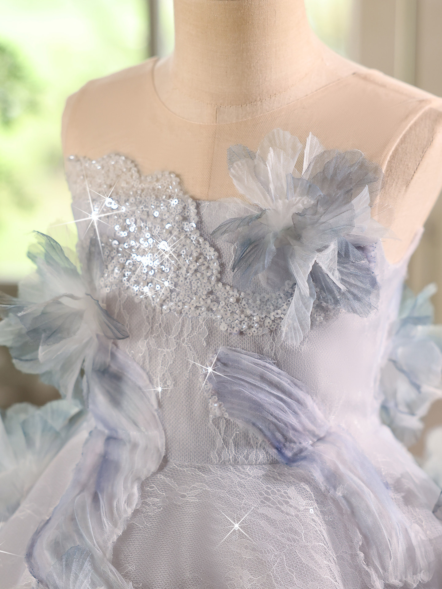 Yinmanqi Girls' Dress 2025 New Model Children's Fairy-Like Birthday Piano Performance Princess Dress Little Host High-End Feel