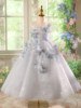 Yinmanqi Girls' Dress 2025 New Model Children's Fairy-Like Birthday Piano Performance Princess Dress Little Host High-End Feel