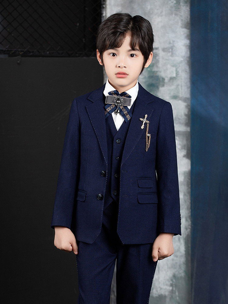 Children's Suit, Boy's Formal Suit, 2025 New Runway Show, Flower Boy, Handsome Little Suit, Host, Piano Performance Outfit
