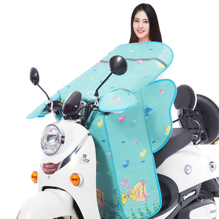 路小宝 超大号电瓶车遮阳挡风被