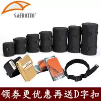 Safford SLR ống kính máy ảnh ống kính flash túi chụp ảnh chức năng vành đai gấp vải phụ kiện túi camera