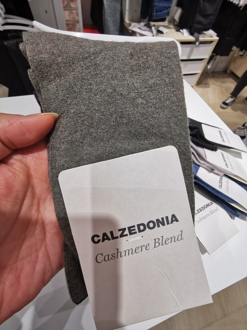 колготки / чулки дна calzedonia意大利女士秋季冬纯色休闲简约含7%羊绒细节棉质短袜