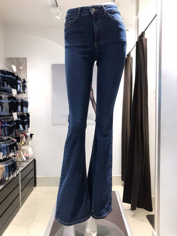 Демисезонные джинсы, базовые повседневные брюки, Италия, высокая талия, в обтяжку 