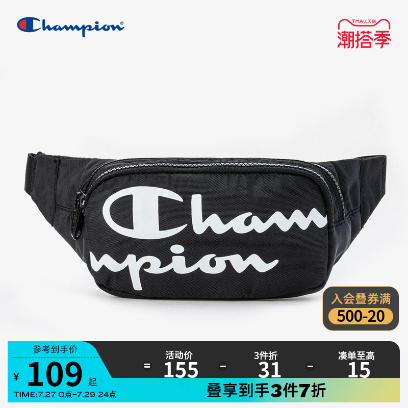 Champion Champion Purse Strings Official Web New Spring Autumn Couple Print Logo Sports Bag Outdoor Chest Bag Tide Card