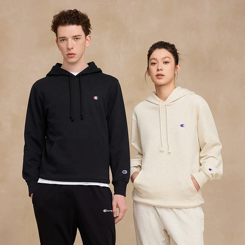 [Тот же стиль Wang Junkai] Чемпион Чемпион Пара толстая футболка для мужчин 25 Осень Новые Женщины с капюшоном. Мода Случай 𫔮