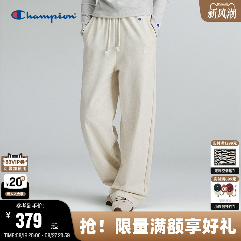 Champion Women's Knit Casual Pants 2026 Autumn New Scimitar Pants American Style Sports Straight-Leg Casual Pants Champion Women's Knit Casual Pants 2026 Autumn New Scimitar Pants American Style Sports Straight-Leg Casual Pants
