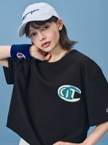 Чемпионский Чемпион Официальный веб -сайт флагманский магазин Pure Cotton American Short -Sleeved Caper