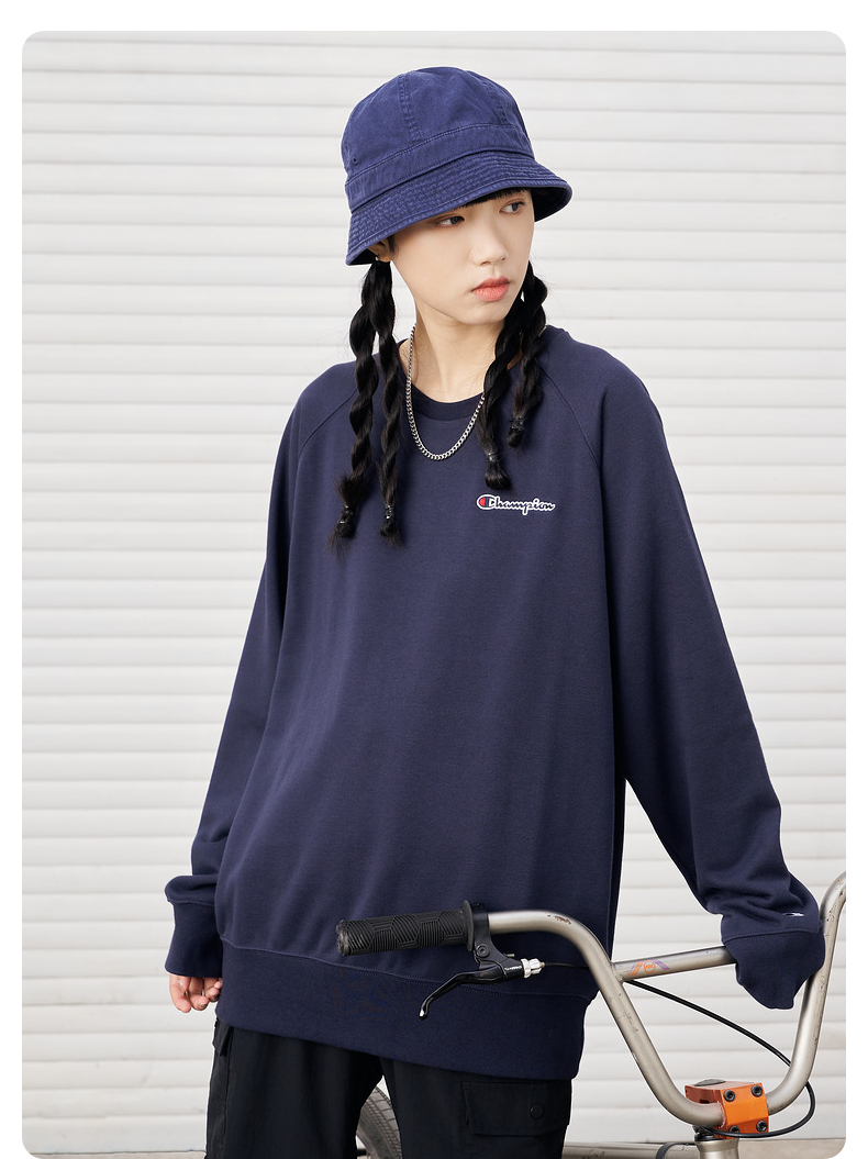 Champion 冠军官网 2021秋冬新款圆领情侣卫衣 图4