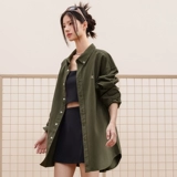 Мужская осенняя рубашка, в американском стиле, с вышивкой