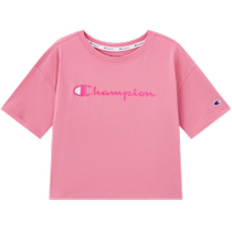 Champon champion short sleeve T-shirt female dopamine 2024 summer loose trend short letter printed blouse