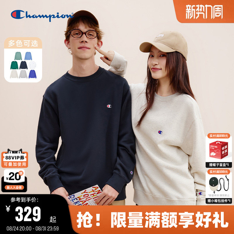 Champion Sweatshirt for Men, 26 Autumn New Collection, Embroidered Classic Small C Crew Neck Pullover Top, Couple Style, American Style Champion Sweatshirt for Men, 26 Autumn New Collection, Embroidered Classic Small C Crew Neck Pullover Top, Couple Style, American Style