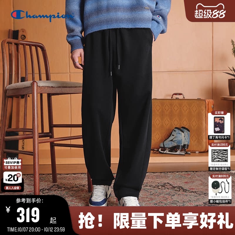 Champion Champion Knit Pants Men's 2026 Autum New American Casual Sports Pants Women's Drawstring Couple Style