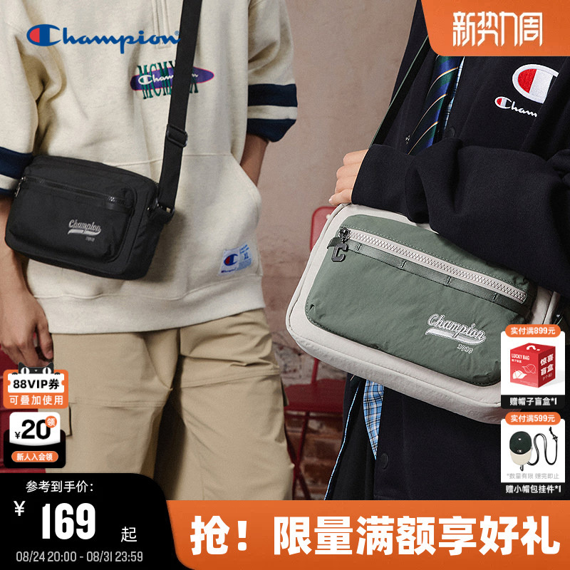 Champion Crossbody Bag 26 Summer New Style Women's Casual Work Bag Men's Fashion Trendy Sports Bag