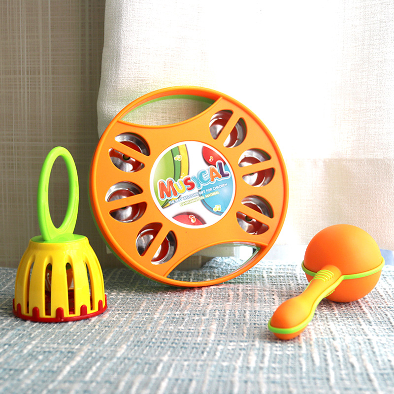 Baby Baby Baby Bangkung Surhammer Visual Hearing Training Wave Drum Baby Early Education Kinden Same Model Olf Musical Toy