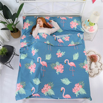 Double bed washed sleeping bag Hotel dirt-proof business trip Hotel Spring and autumn outdoor summer sanitary camping sleeper hotel