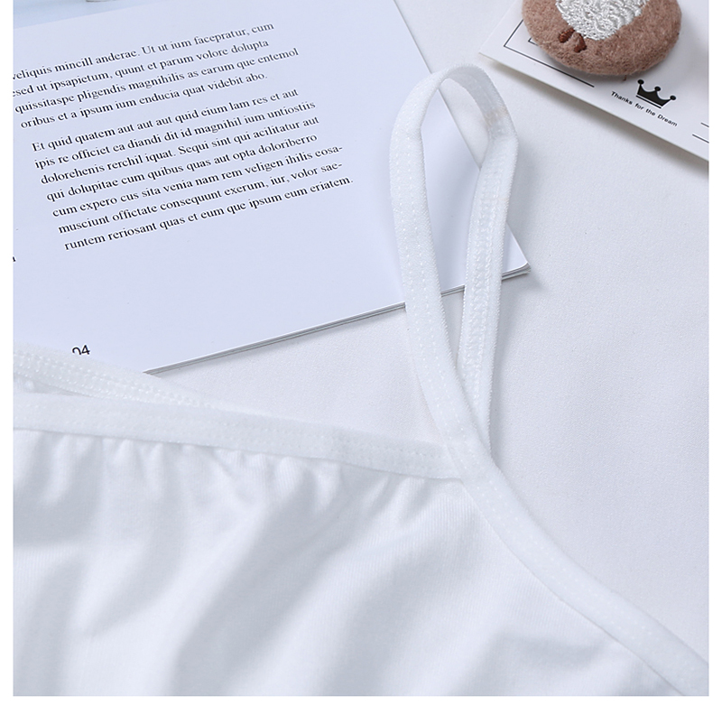 Cotton trắng yếm nữ bên trong ống mùa hè hàng đầu chống chạm đáy quấn ngực hàng đầu vẻ đẹp gợi cảm trở lại đồ lót các loại áo bra