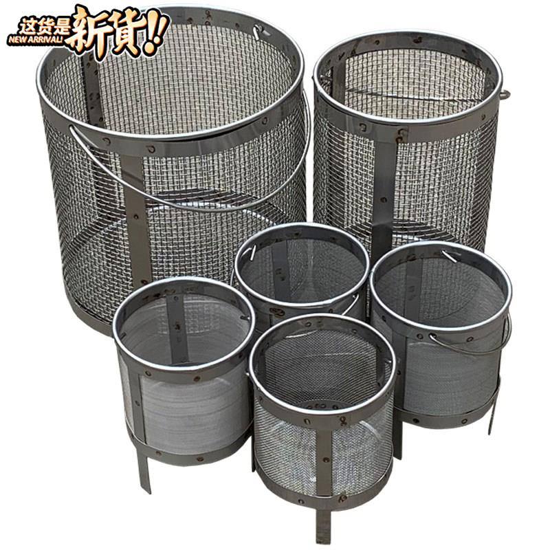 Sandstone aggregate firmness 3 mesh basket triangular mesh basket Three-footed net blue pebble aggregate 6 sets of thickness net