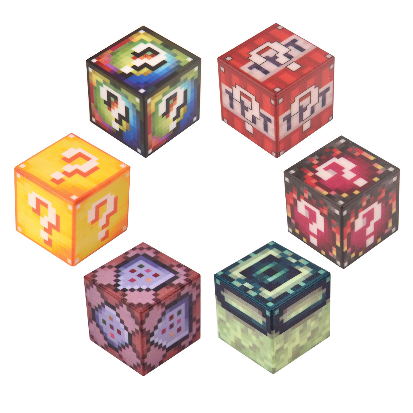 我的世界磁力旋转幸运方块手办有什么指令？末地传送门怎么用？_游戏推荐_淘宝游戏网