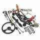 Four-wheel front suspension steering system rocker arm assembly direction