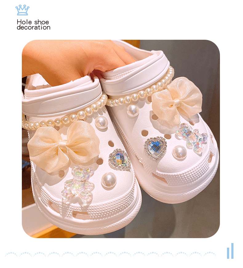 Обувная застежка 星黛露可爱crocs洞洞鞋扣适配diy配件鞋扣装饰品卡扣鞋子配饰鞋花 Others
