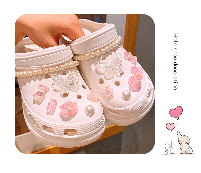 Обувная застежка 星黛露可爱crocs洞洞鞋扣适配diy配件鞋扣装饰品卡扣鞋子配饰鞋花 Others