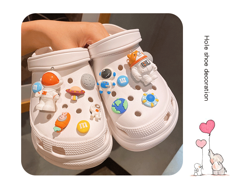 Обувная застежка 星黛露可爱crocs洞洞鞋扣适配diy配件鞋扣装饰品卡扣鞋子配饰鞋花 Others