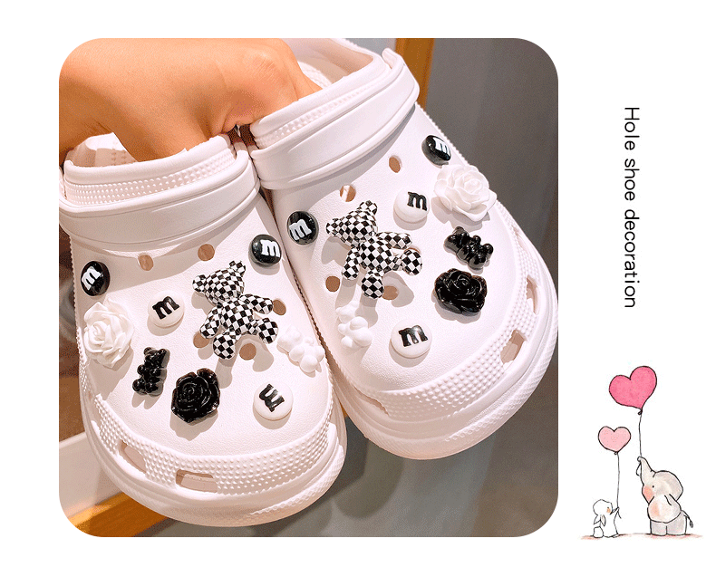 Обувная застежка 星黛露可爱crocs洞洞鞋扣适配diy配件鞋扣装饰品卡扣鞋子配饰鞋花 Others