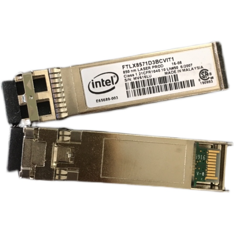 intel FTLX8571D3BCV-IT FTLX8571D3BCVIT1 10G SR multimode tenometric light mode mode