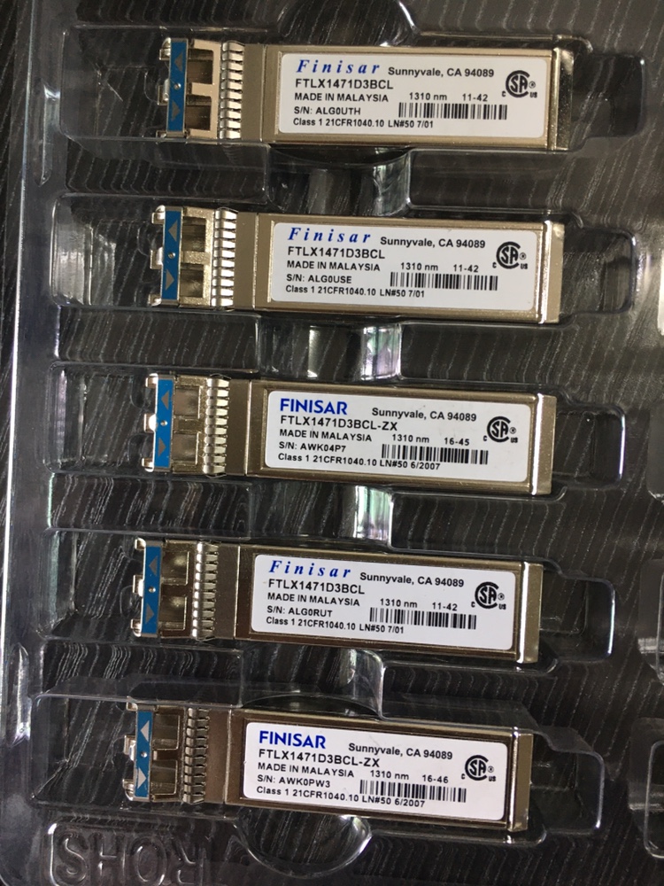 Finisar FTLX1471D3BCL SFP 1310nm 10KM 10G single mode teng light module