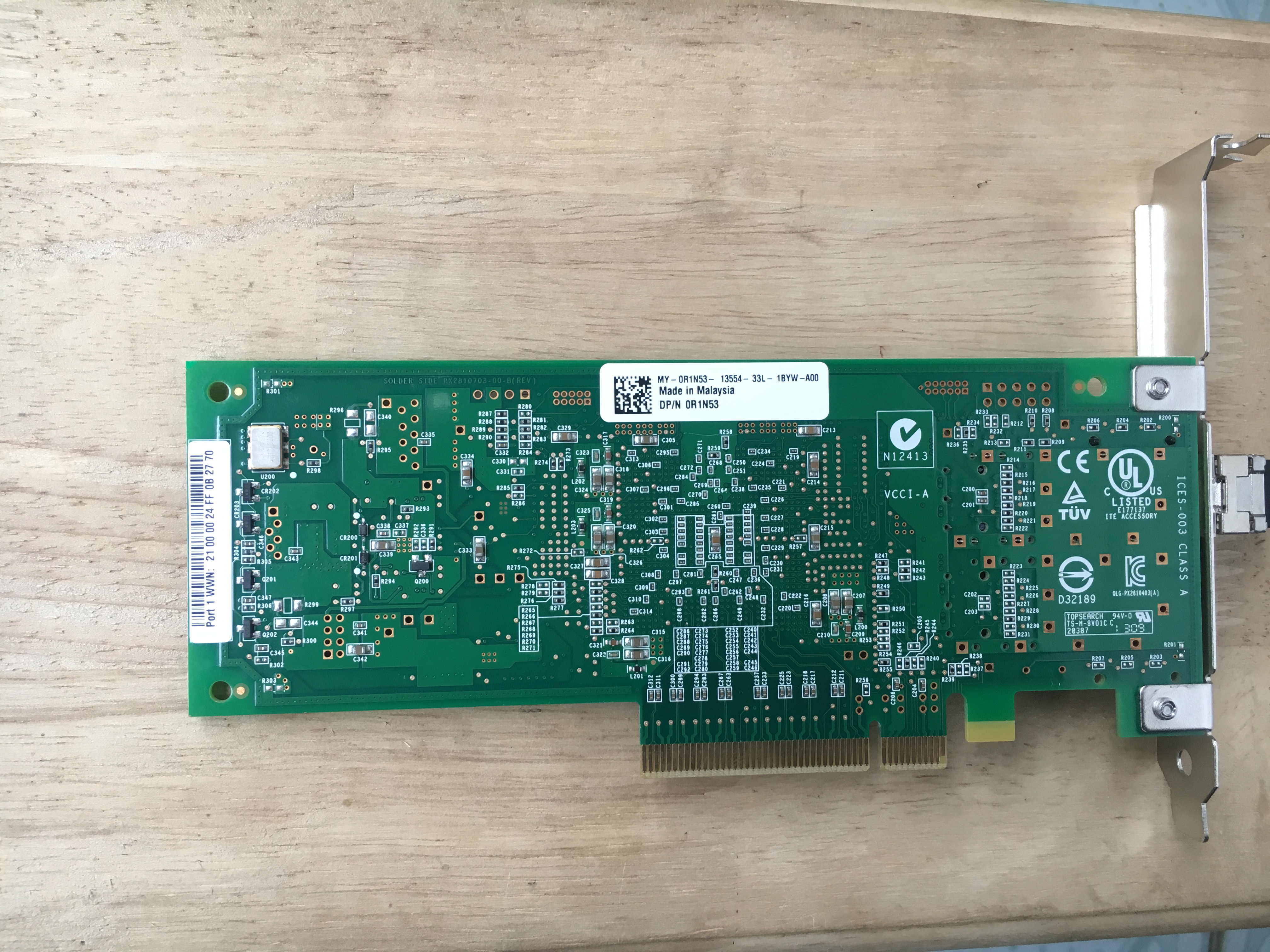 Original Dell QLE2560-Del 05VR2M 06H20P 0R1N53 8Gb FC HBA fiber card