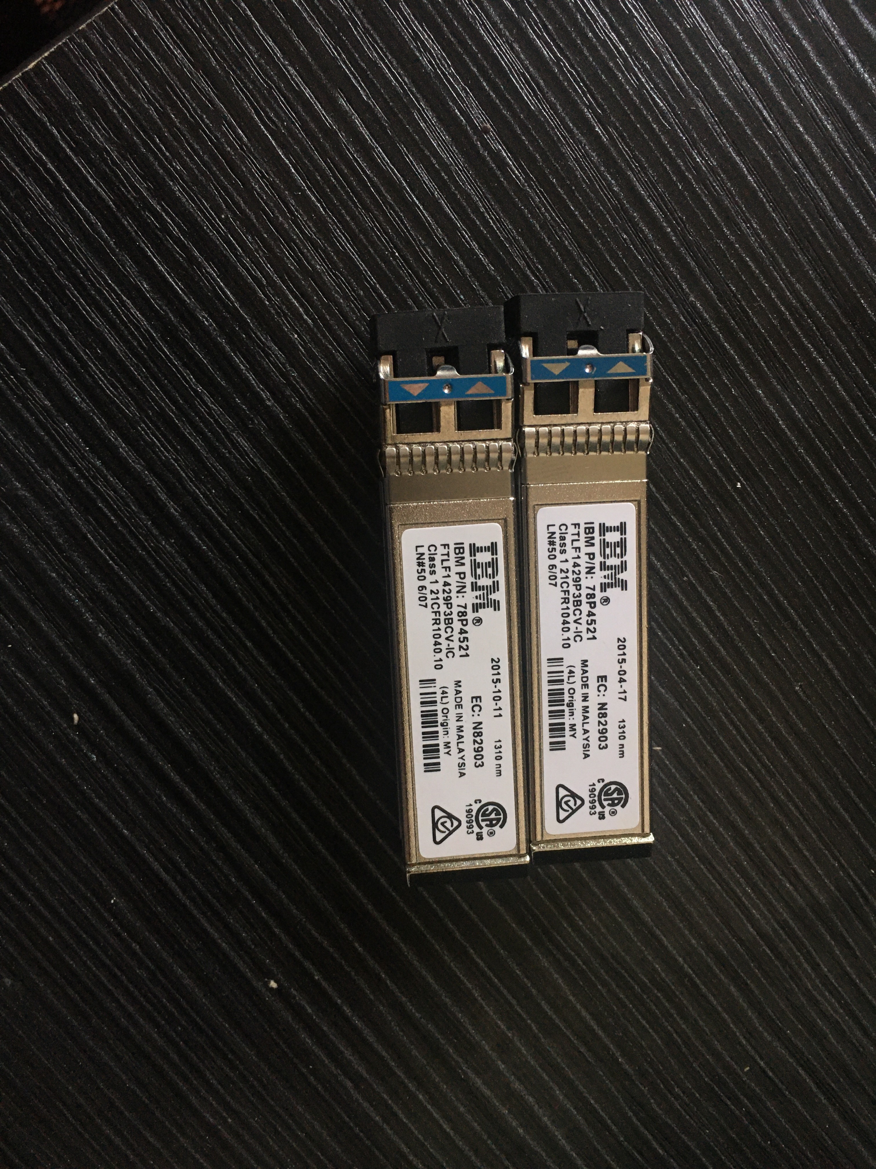 Lenovo IBM 78P4521 N82903 FTLF1429P3BCV-IC 16Gb single module 10KM light module